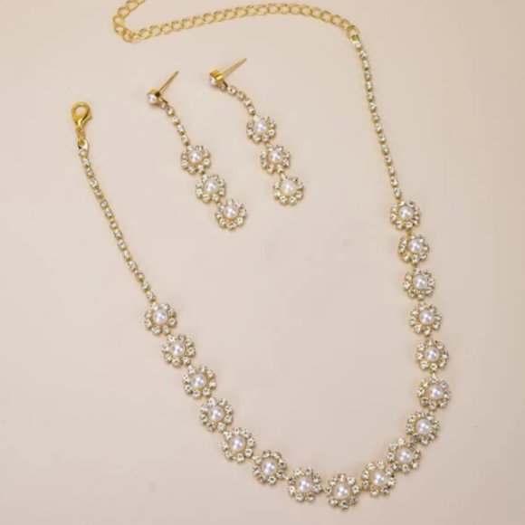 Bridal jewelry diamond necklace - Picture 4 of 6